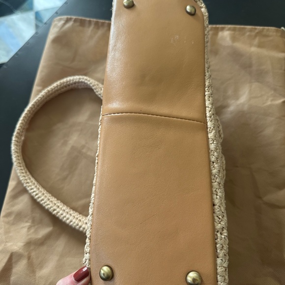 Patricia Nash Raffia Ferrara Woven Hand Bag Purse - Picture 5 of 5